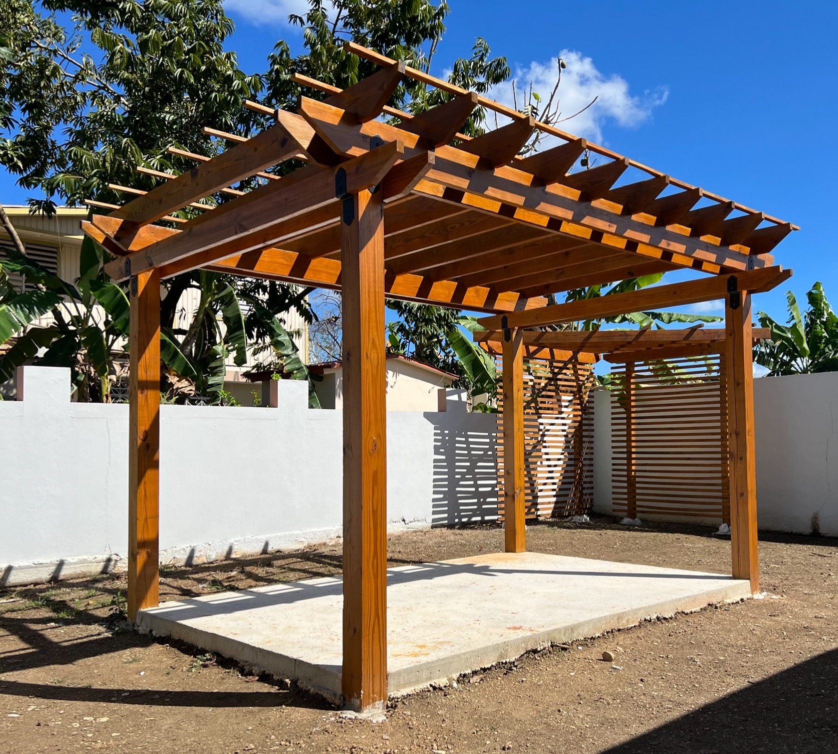 Custom pergola